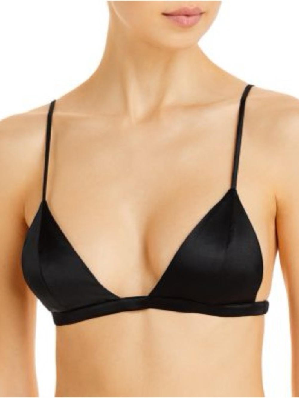 FLEUR DU MAL LUXE SILK TRIANGLE BRA